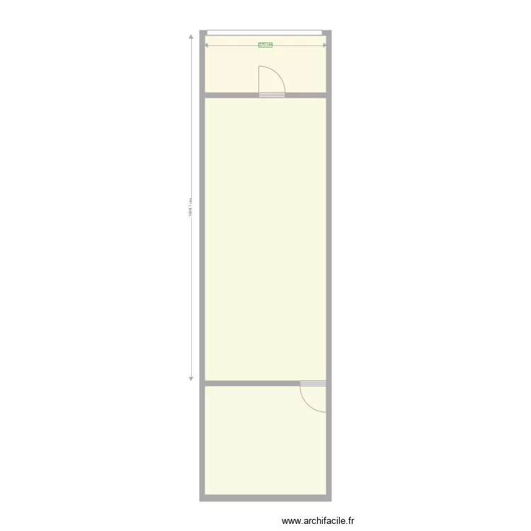 D'ALLONGEVILLE. Plan de 