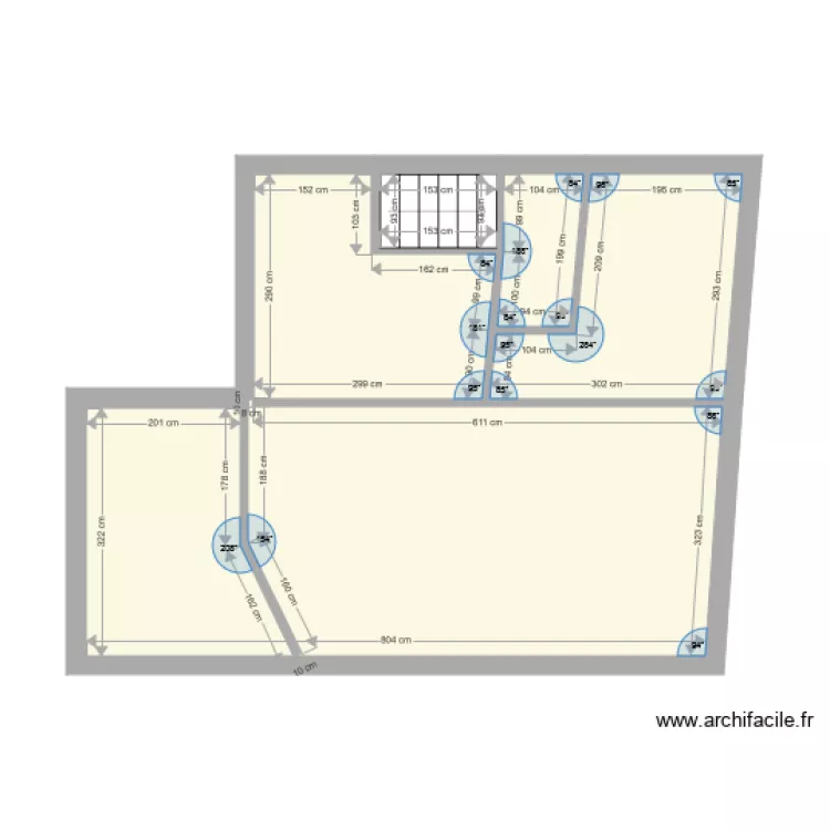 Batlogg dole existant. Plan de 