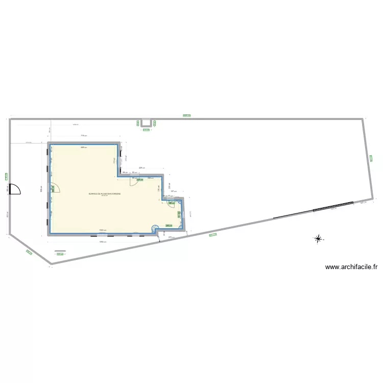 Implantation d'origine surface de plancher urbanisme. Plan de Implantation d'origine surface de plancher urbanisme. Plan de