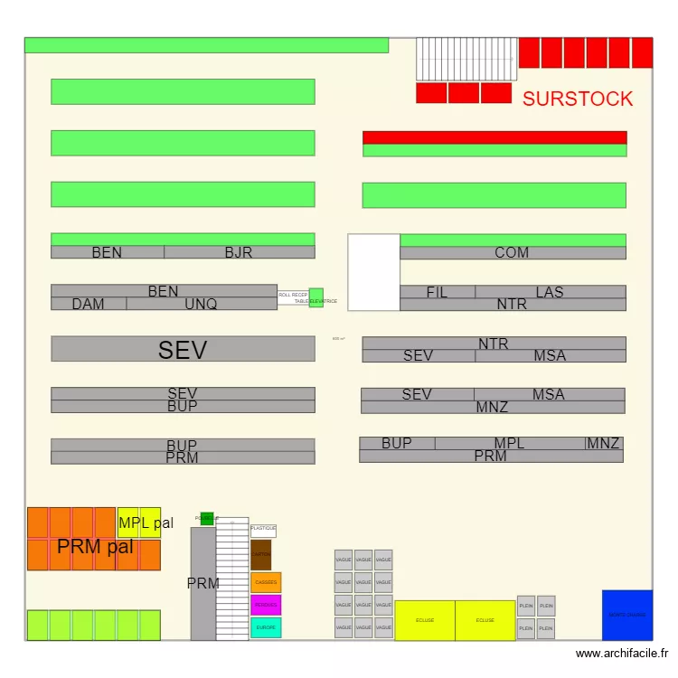 Plan Clients mezza 28/07/23. Plan de 