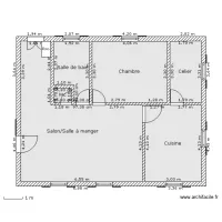 Plan maison  rdc