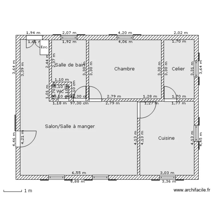 Plan maison rdc. Plan de Plan maison rdc. Plan de