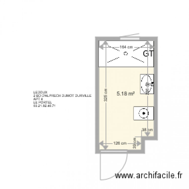 LEDOUX. Plan de 0 pièce et 0 m2