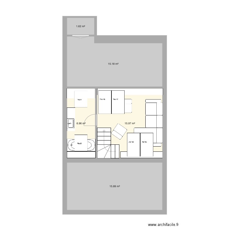 Tabellion 4e étage Mezzanine version 3. Plan de 0 pièce et 0 m2