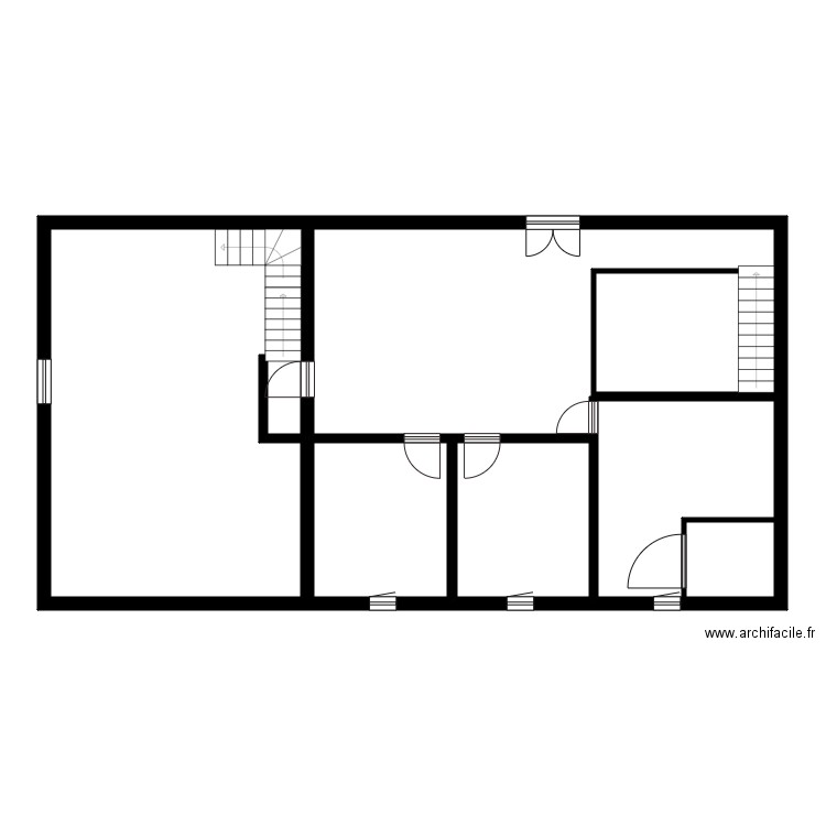 GAMOT. Plan de 18 pièces et 297 m2