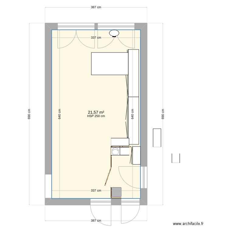 Salle à manger avec entrée parents. Plan de 0 pièce et 0 m2