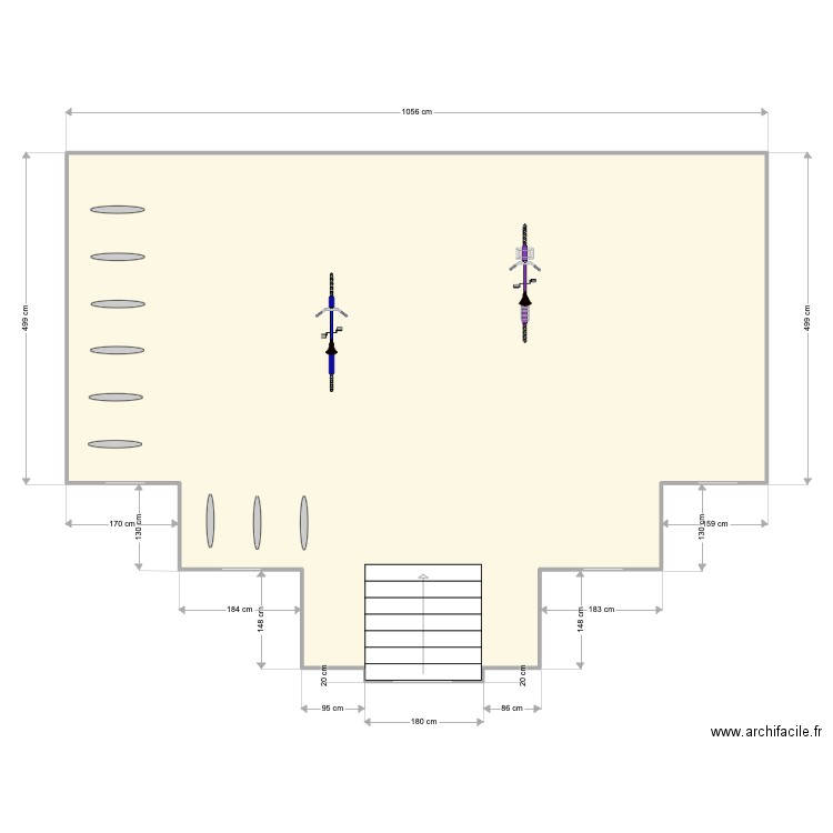 Cours velo 2. Plan de 0 pièce et 0 m2
