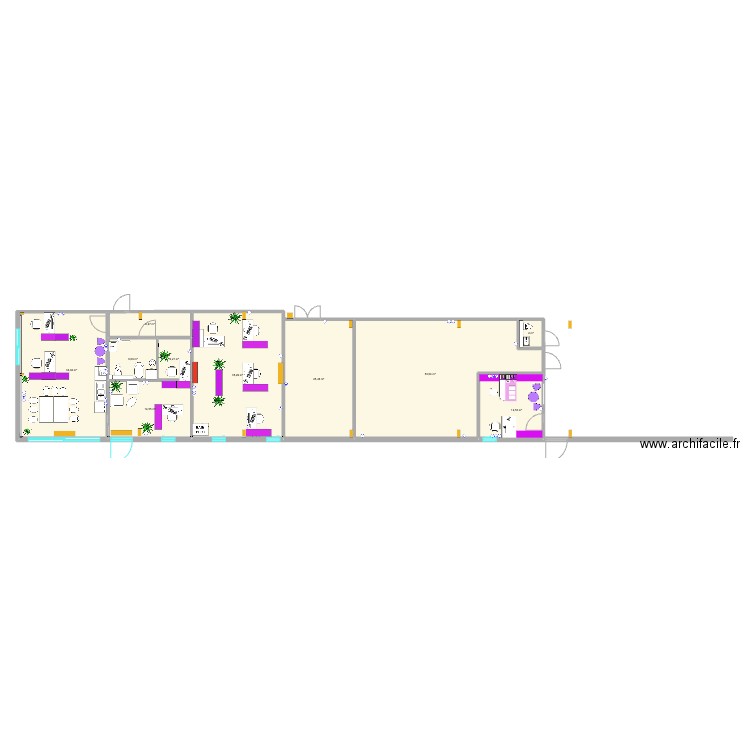 IDZIA RDC V14. Plan de 10 pièces et 194 m2