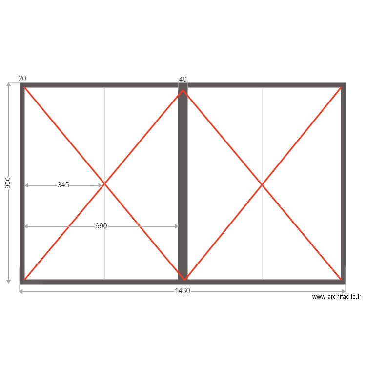 sèvres placard cuisine int. Plan de 0 pièce et 0 m2