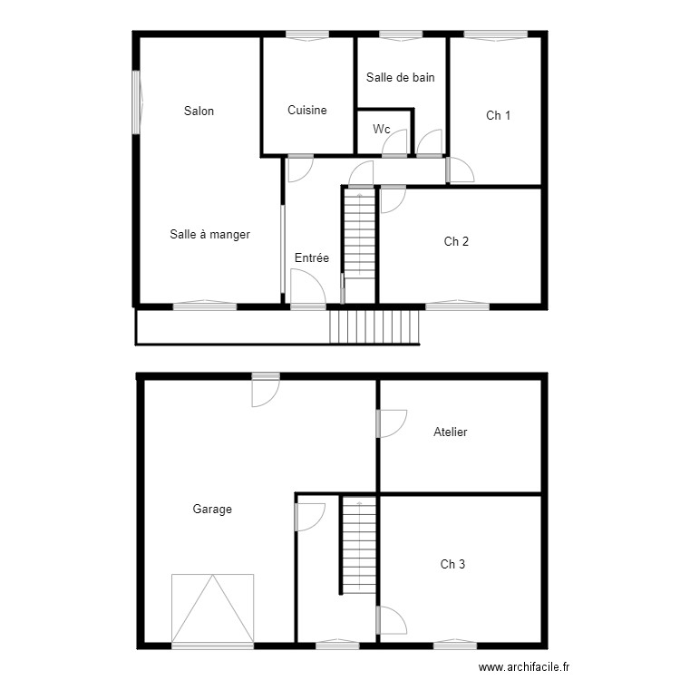 Croquis BONTEMPS. Plan de 0 pièce et 0 m2