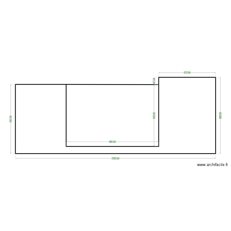 garagebernard. Plan de 1 pièce et 60 m2