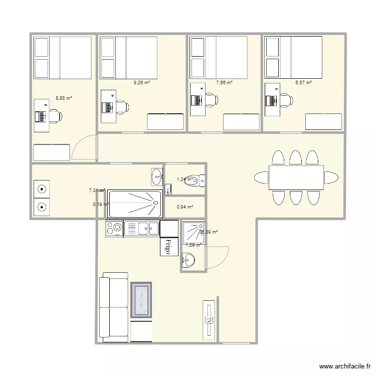 Ghali Cergy 2. Plan de Ghali Cergy 2. Plan de