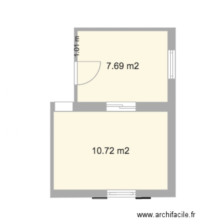 sdb colombe. Plan de 0 pièce et 0 m2