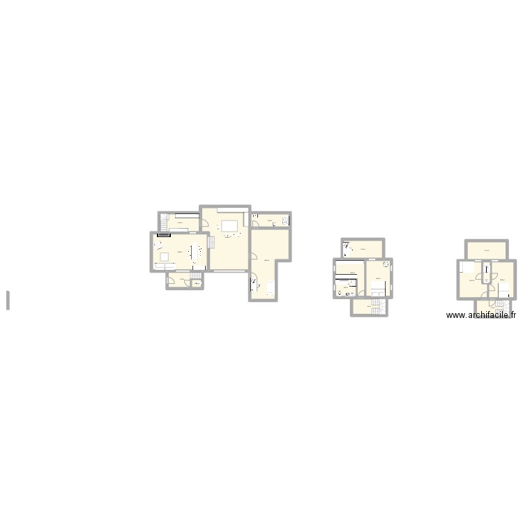 MAison 1BIS. Plan de 17 pièces et 241 m2