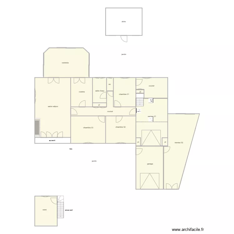 tibaud am 1402. Plan de 
