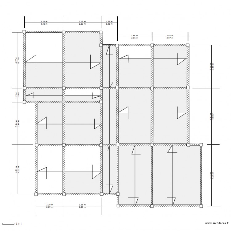 plan fer dalle. Plan de 0 pièce et 0 m2