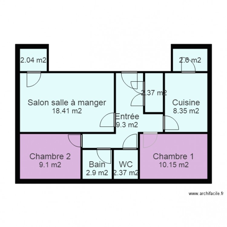 Appartement administration SAS 2. Plan de 0 pièce et 0 m2