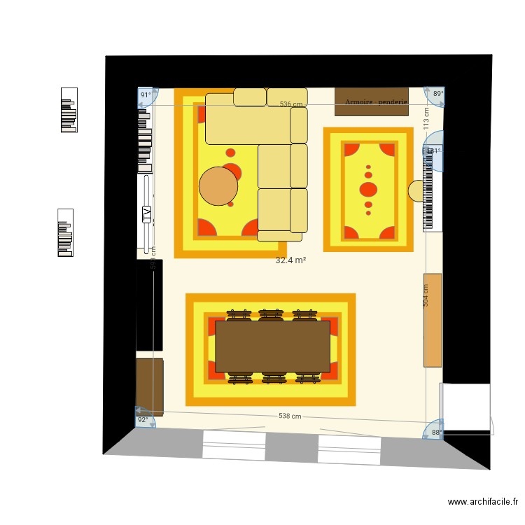 SEJOUR 3. Plan de 0 pièce et 0 m2