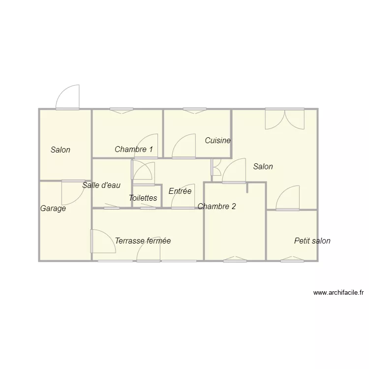 Croquis Succession FISCHER. Plan de 