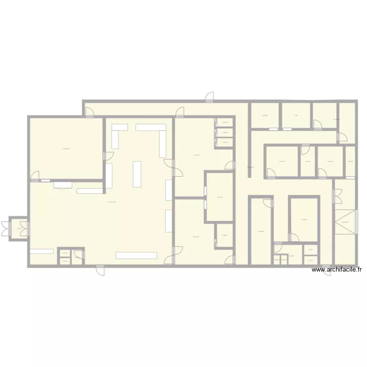 Resto Buffet. Plan de 