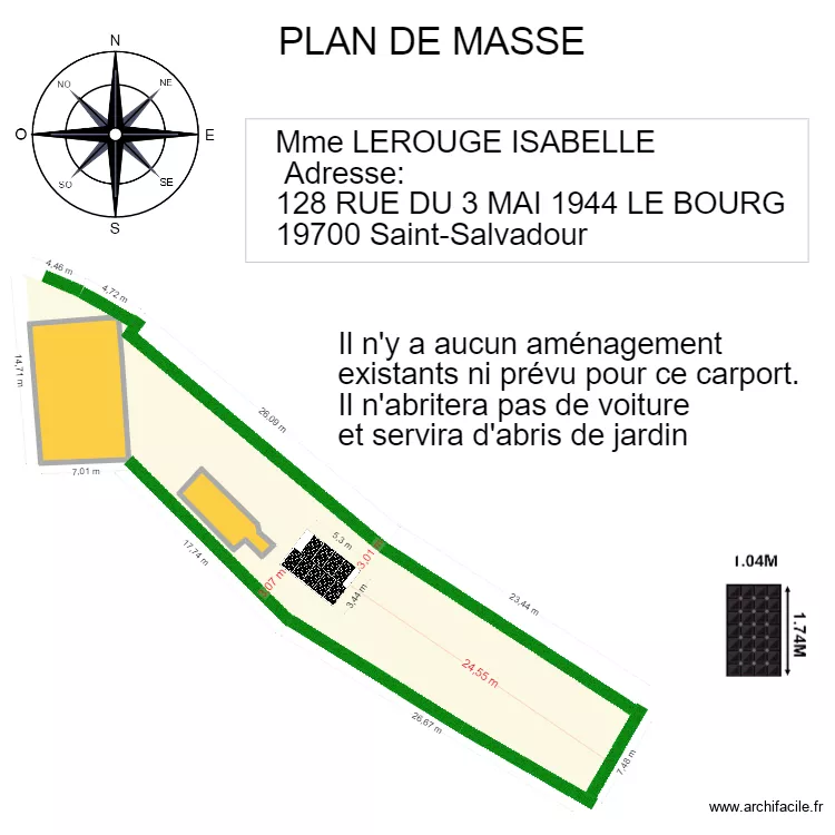 LEROUGE ISABELLE . Plan de LEROUGE ISABELLE . Plan de