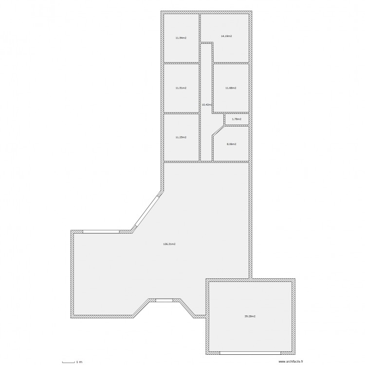 plan 1 laneuville. Plan de 0 pièce et 0 m2