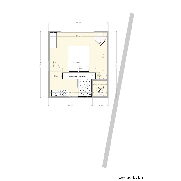 ffstation. Plan de 0 pièce et 0 m2