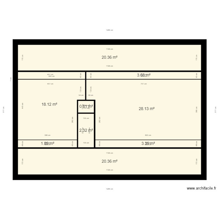 sies. Plan de 0 pièce et 0 m2