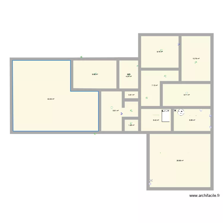 maison sans nom. Plan de maison sans nom. Plan de