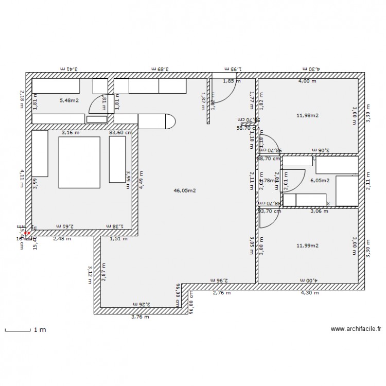 maison miguel. Plan de 0 pièce et 0 m2
