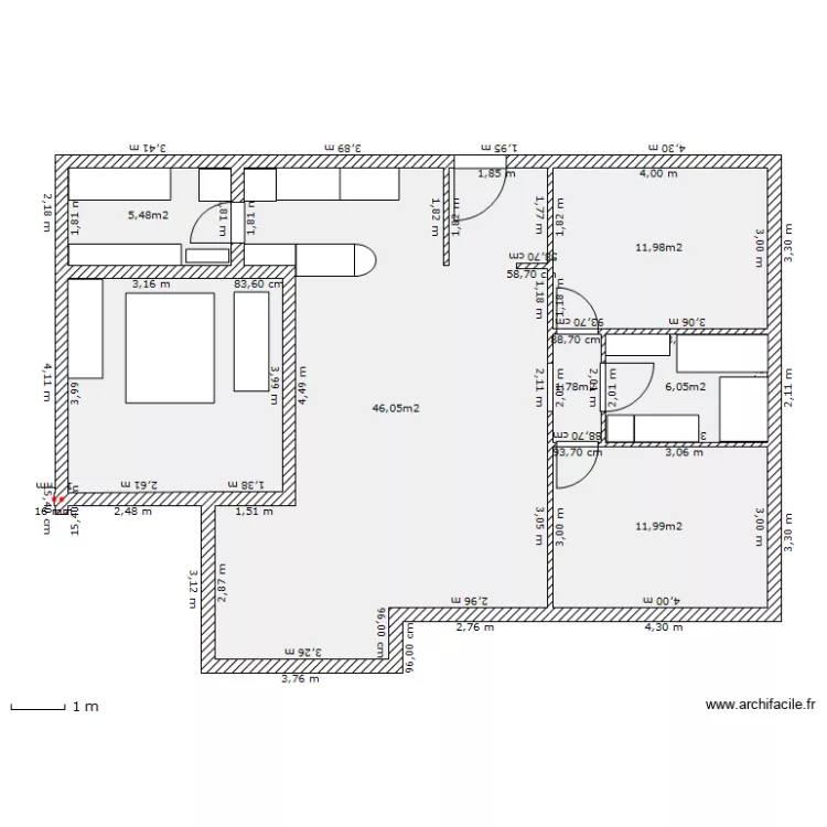 maison miguel. Plan de 