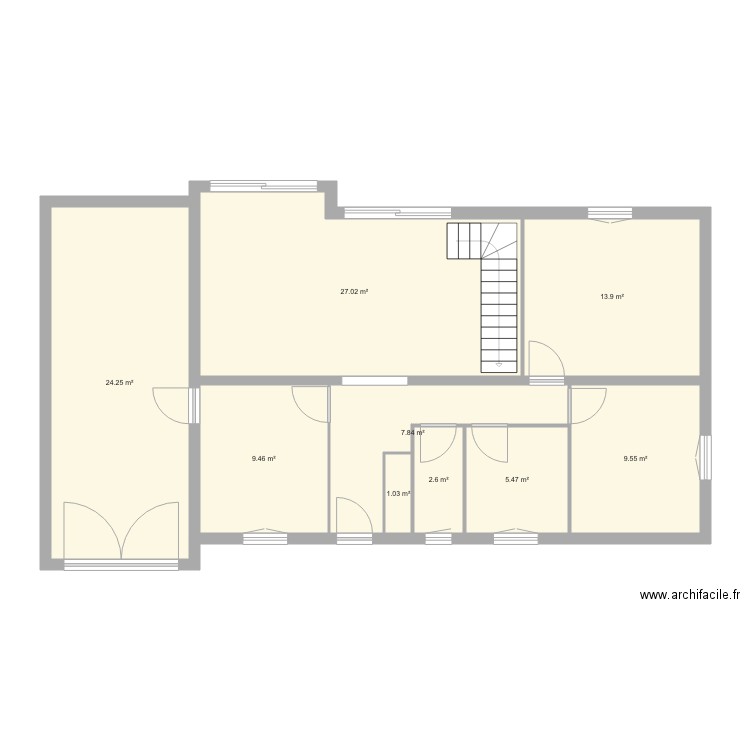 COTE OUEST. Plan de 0 pièce et 0 m2