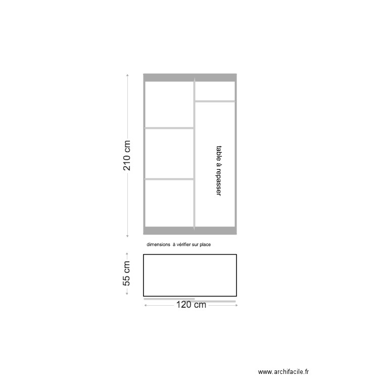 ARMOIRE SDB  . Plan de 0 pièce et 0 m2