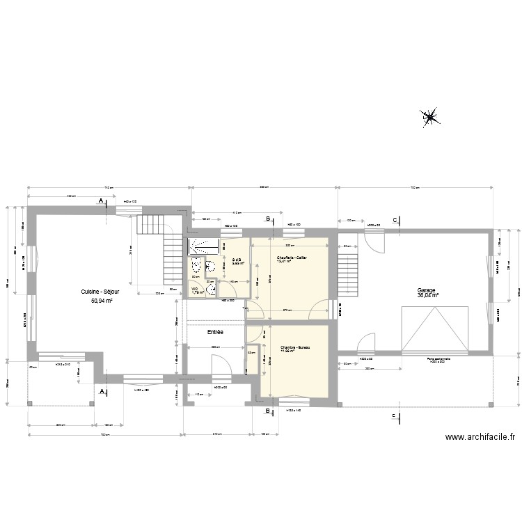 RDC V4 avec cave. Plan de 0 pièce et 0 m2