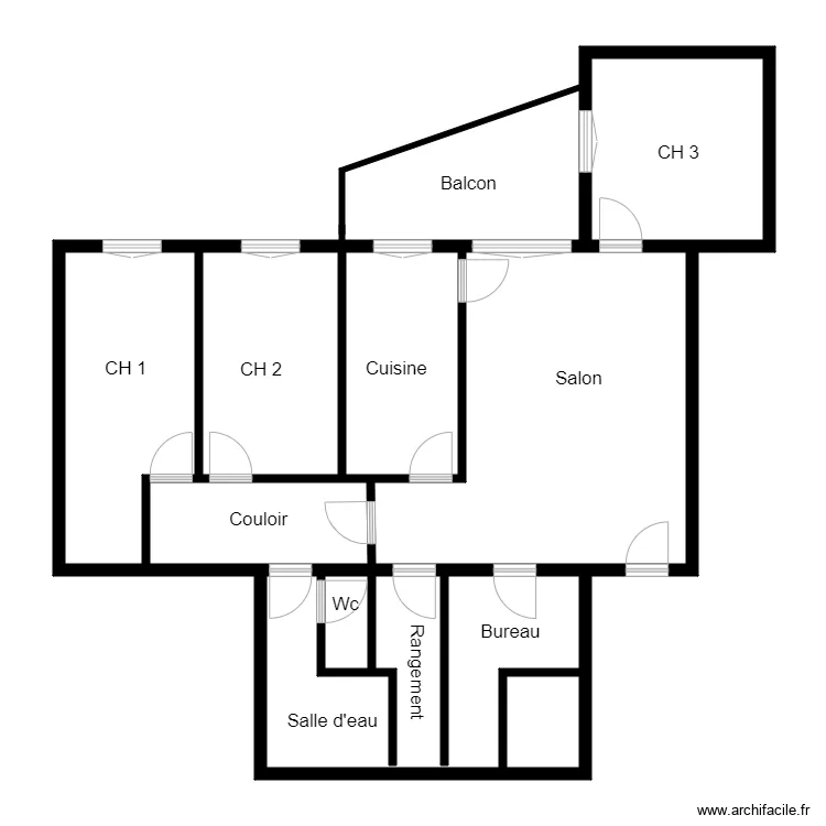 Croquis DESMAZIERES. Plan de 