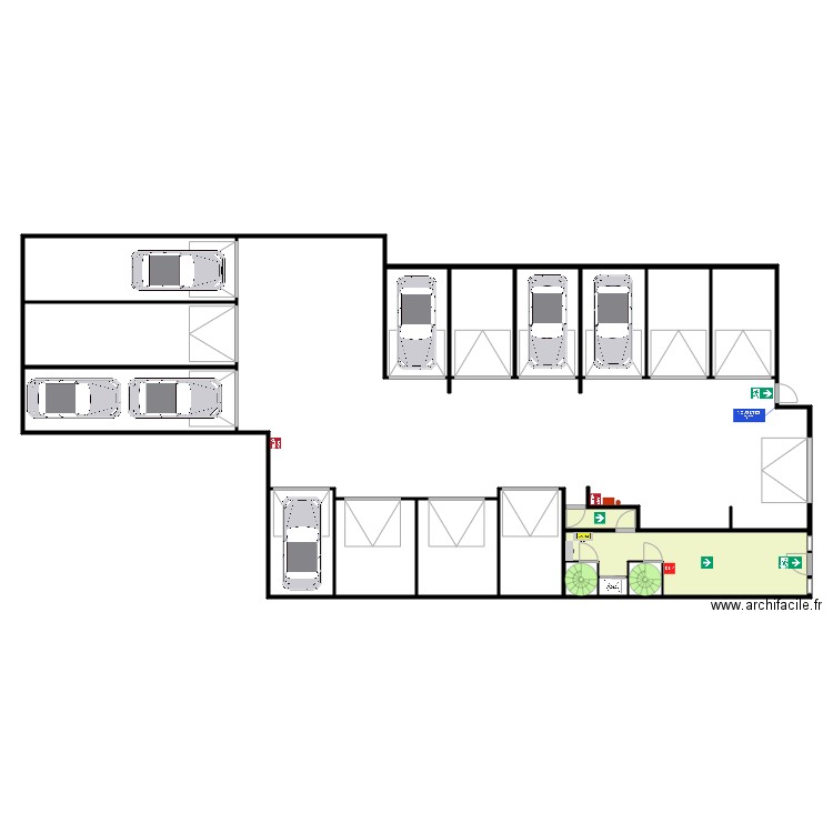 Cap timone garage RDC vers IS. Plan de 0 pièce et 0 m2