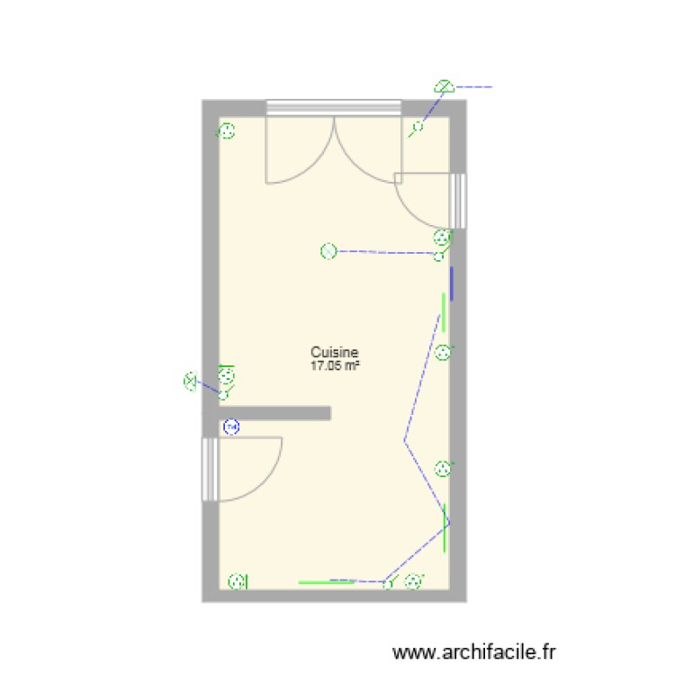   Cuisine. Plan de 0 pièce et 0 m2