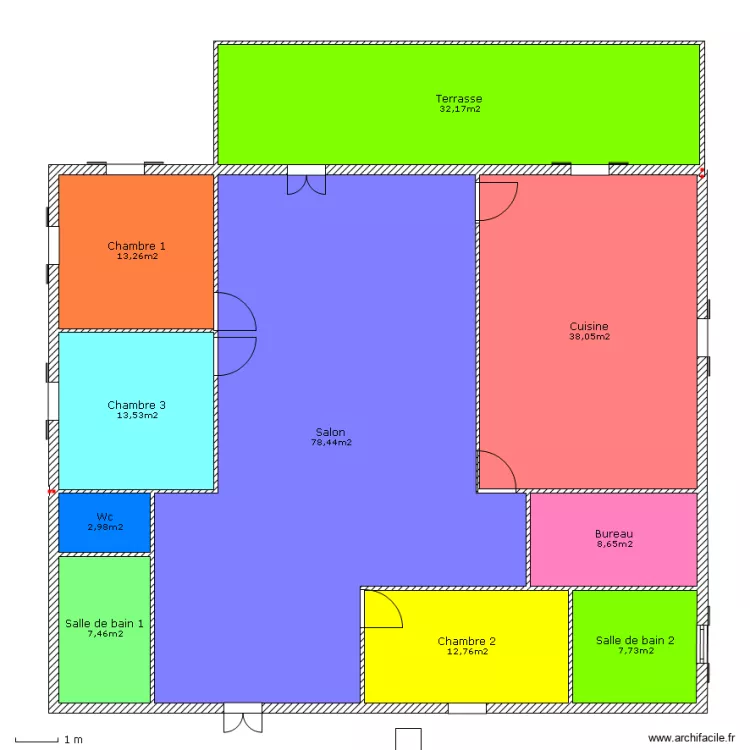 5&deg;F-Pavillon- Renata . Plan de 