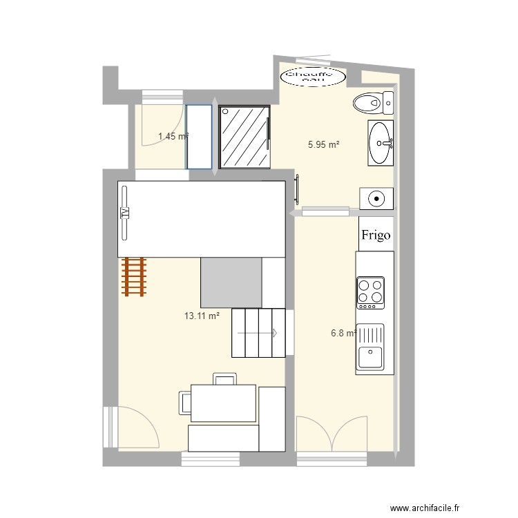 studio octobre2018. Plan de 0 pièce et 0 m2