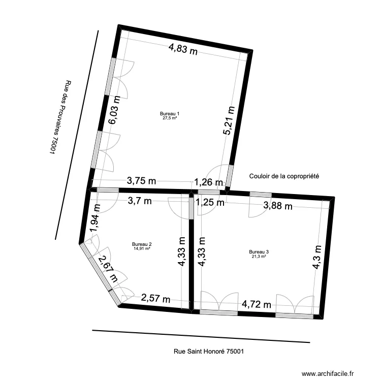 honor&eacute; 2 av. Plan de 