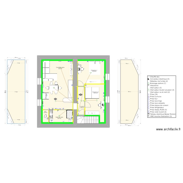 22/08/2022  R+2 -1. Plan de 8 pièces et 109 m2