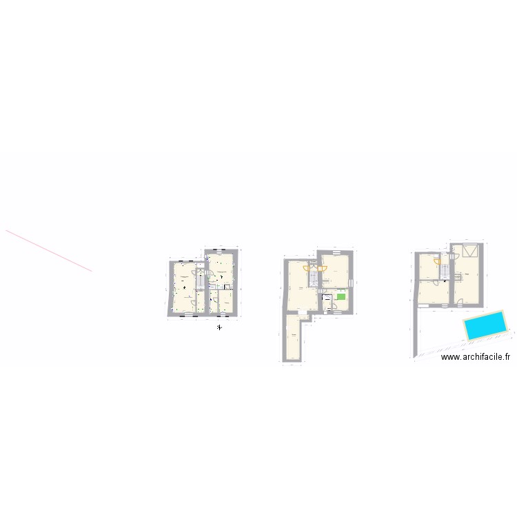 Ginoles audio. Plan de 21 pièces et 269 m2