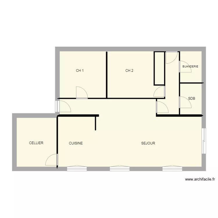 JEANJEAN PROJET. Plan de 