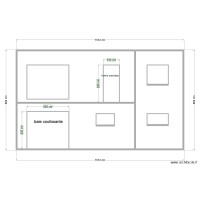 PLAN DE FACADE AVANT après travaux