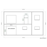 PLAN DE FACADE AVANT apr&egrave;s travaux