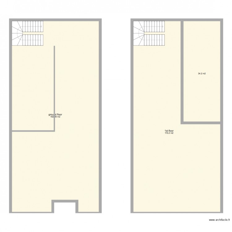 Empty canali. Plan de 0 pièce et 0 m2