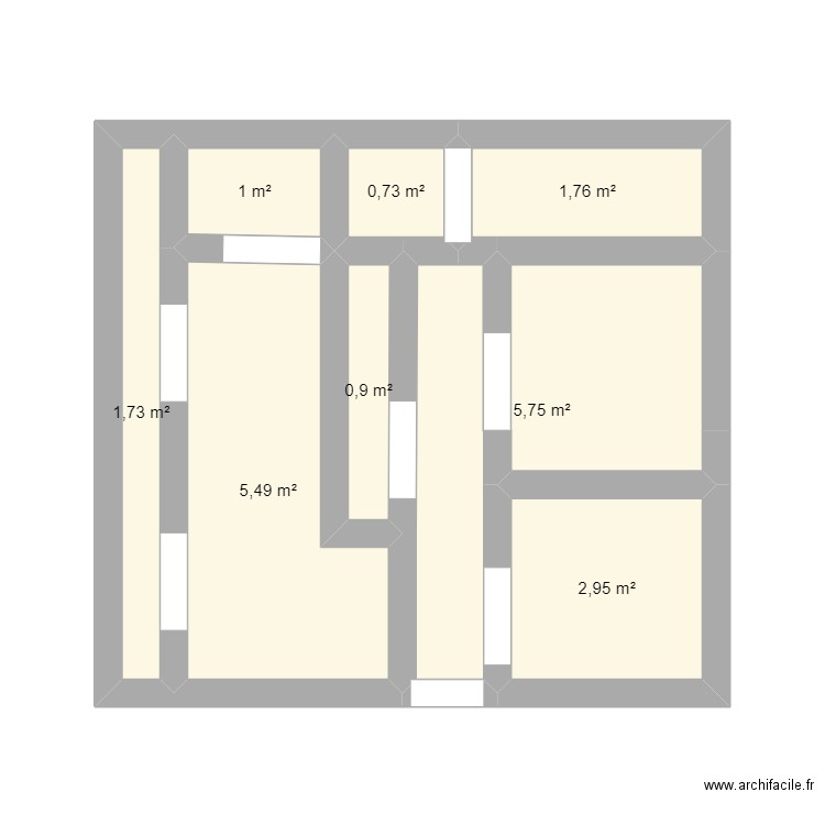 micasa. Plan de 8 pièces et 20 m2