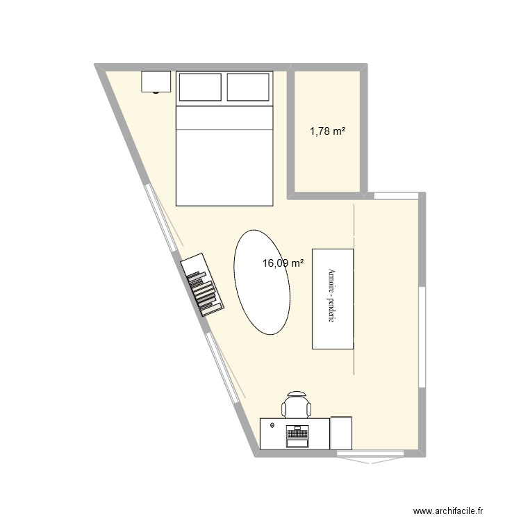 CHAMBRE BASTIEN . Plan de 0 pièce et 0 m2