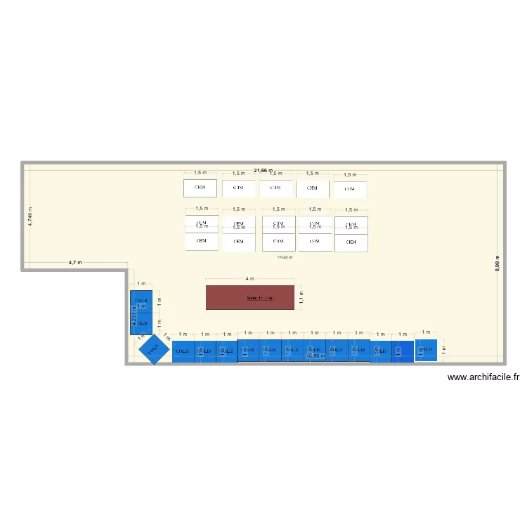 LACAPELLE MARIVAL. Plan de 1  et 175 m²