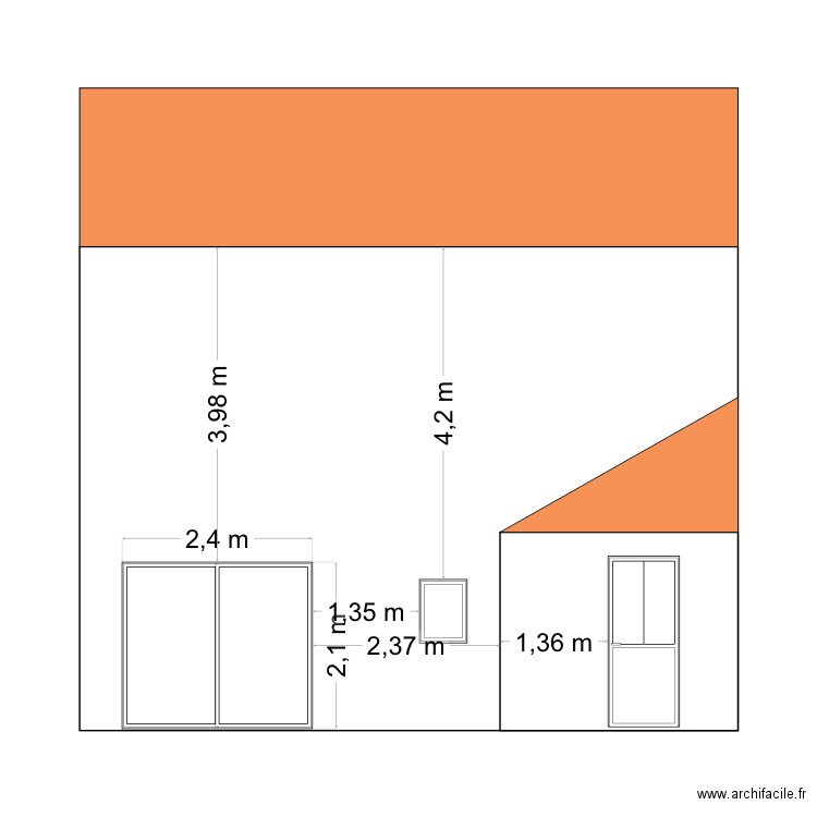 Lamblardie arrière après. Plan de 0 pièce et 0 m2